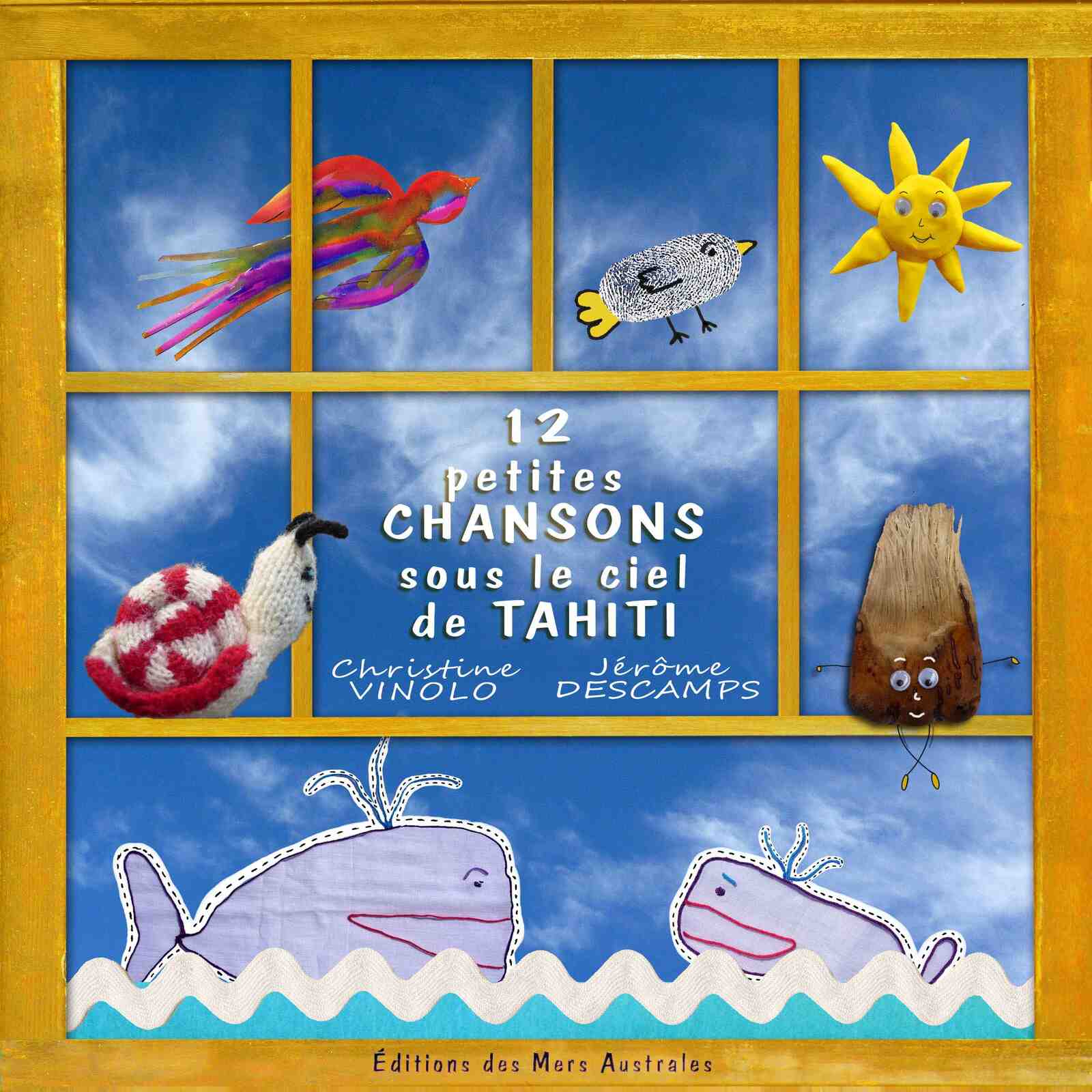 CD Book : little songs under the sky of Tahiti