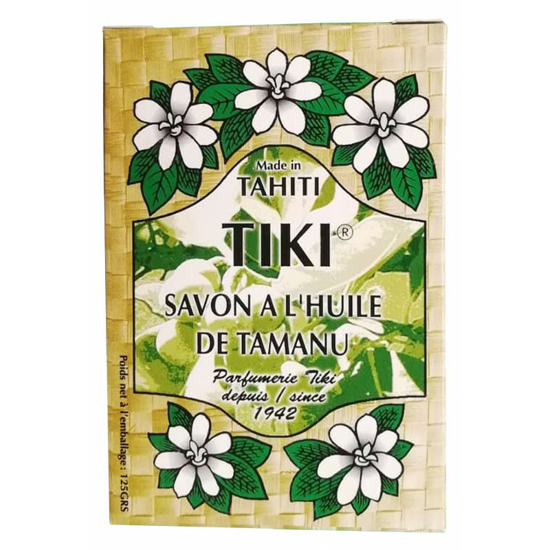 Tahitian Monoi and Tamanu Oil Bar Soap - Tiki