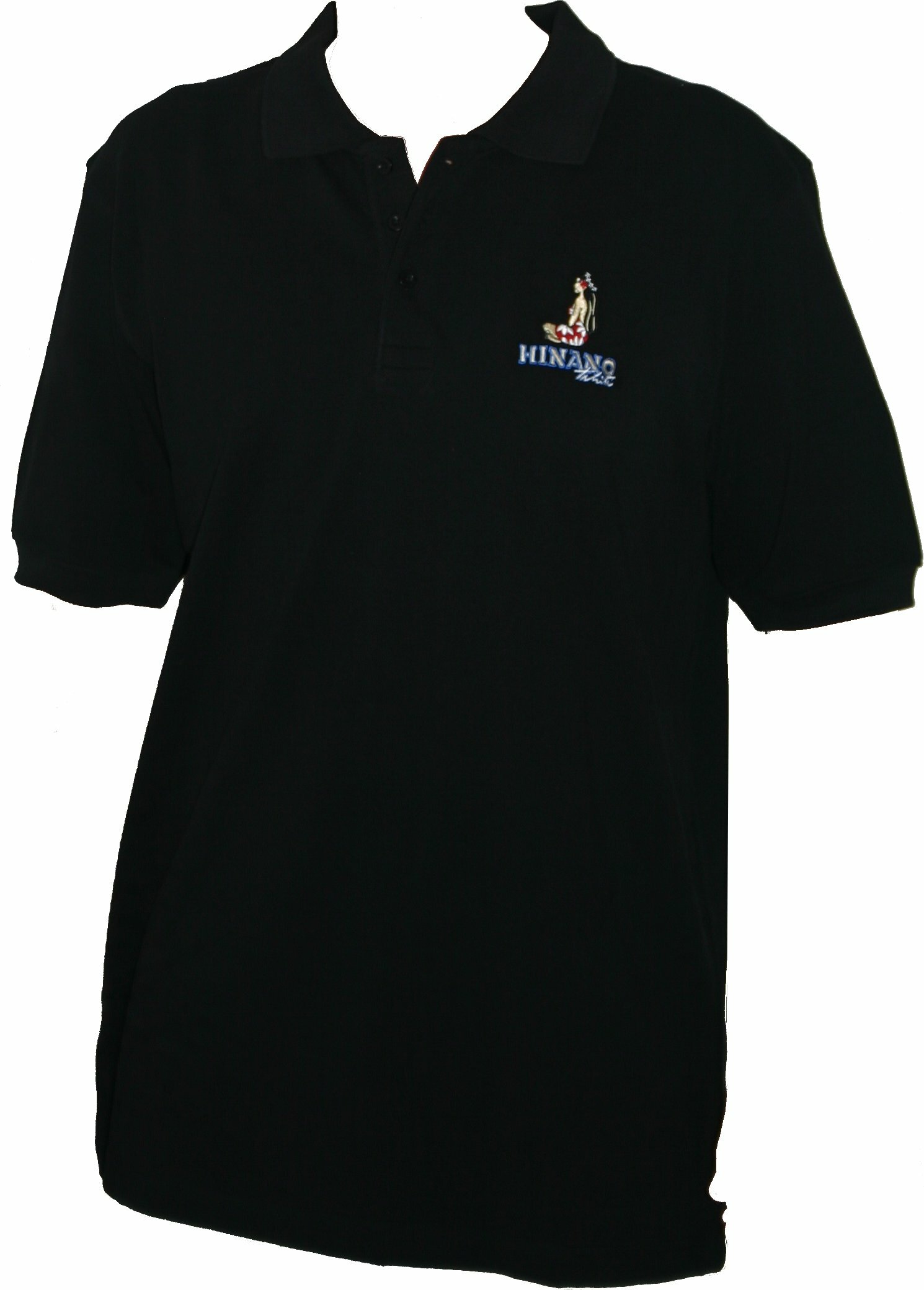 Short-sleeved Polo Hinano Tahiti - Black