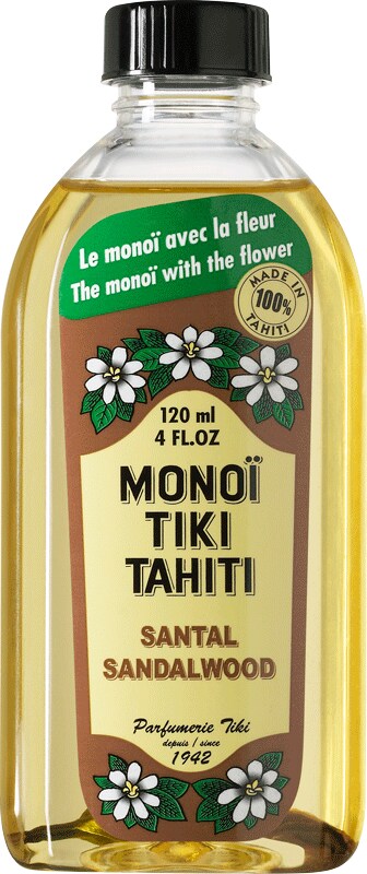 Monoi Tahiti oil Sandalwood from Marquesas islands 4oz (120ml) Tiki