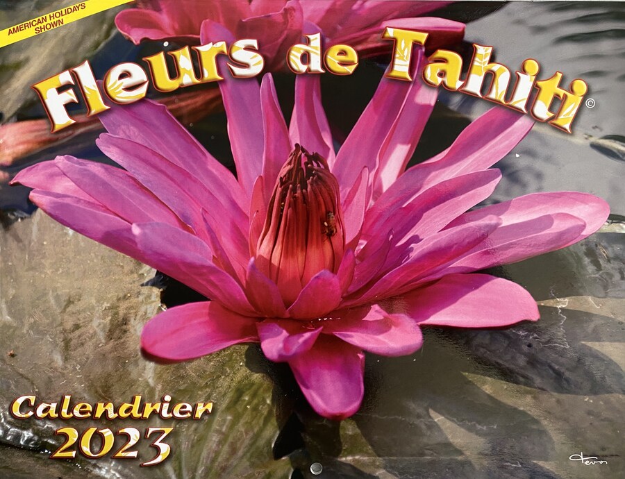 Calendar 2023 - Tahitian Flowers