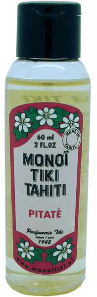 Monoi Tahiti Oil Jasmine (Pitate) 2oz - 60ml - Tiki