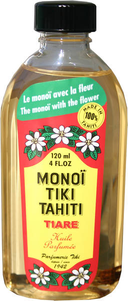 Tahiti Monoi oil Tiare with the flower - 4oz - Tiki