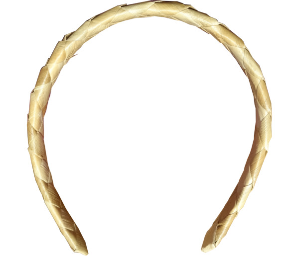 Braided Headband in Tahitian Vegetable Fibers